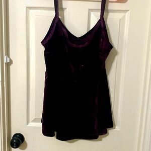 Torrid Velvet Purple Tank Top Size 1